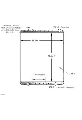 FREIGHTLINER Cascadia Radiator