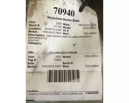 FREIGHTLINER Columbia  Windshield Washer Reservoir