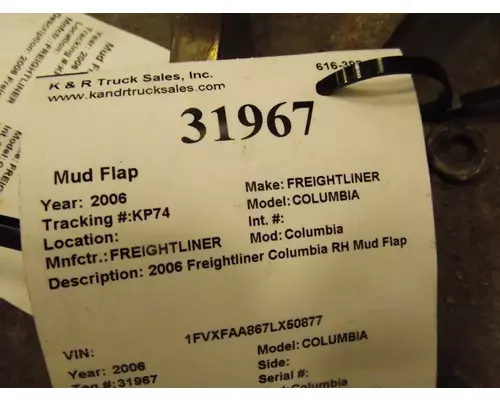 FREIGHTLINER Columbia Brackets, Misc.