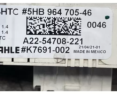 FREIGHTLINER Columbia Heater or Air Conditioner Parts, Misc.