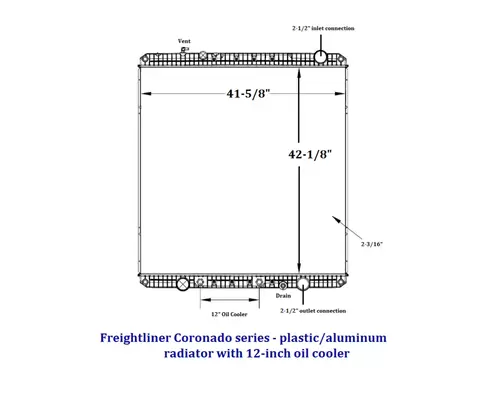 FREIGHTLINER Coronado Radiator