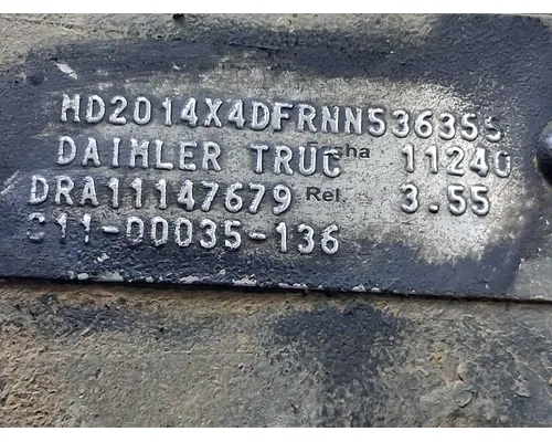 FREIGHTLINER FAS II Airliner Cutoff Tandem Axle