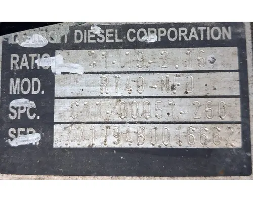 FREIGHTLINER FAS II Airliner Tandem Cutoffs