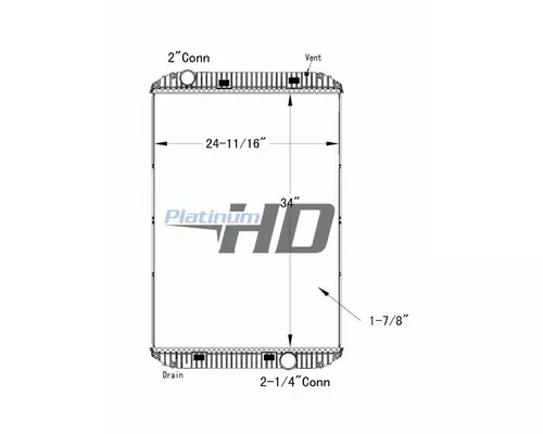 FREIGHTLINER FL106 RADIATOR ASSEMBLY