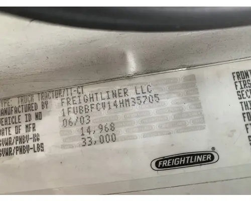 FREIGHTLINER FL112 Parts Vehicles