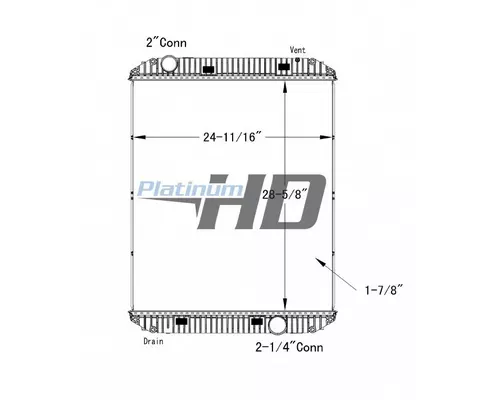 FREIGHTLINER FL50 RADIATOR ASSEMBLY