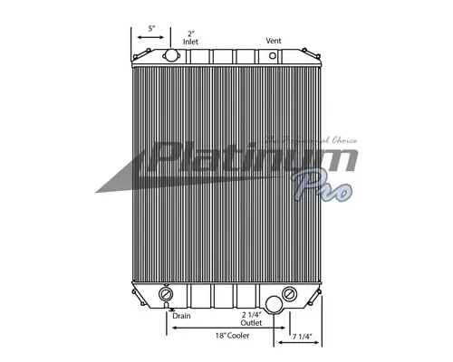 FREIGHTLINER FL50 RADIATOR ASSEMBLY