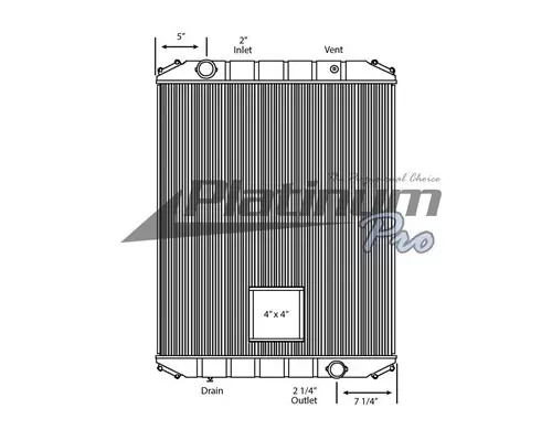 FREIGHTLINER FL50 RADIATOR ASSEMBLY