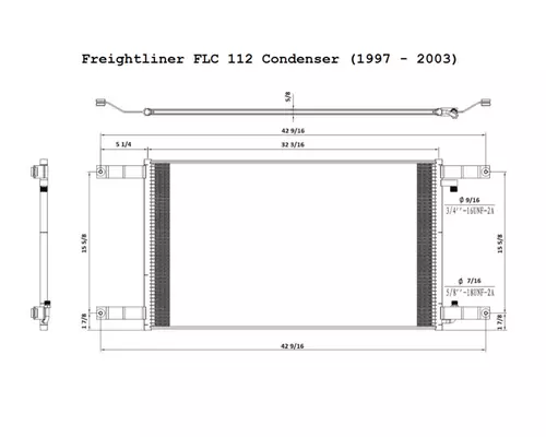 FREIGHTLINER FLC112 Condenser