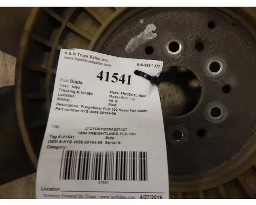 FREIGHTLINER FLD 120 Fan Blade