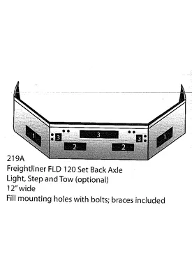 FREIGHTLINER FLD120 1989-2003 BUMPER ASSEMBLY, FRONT