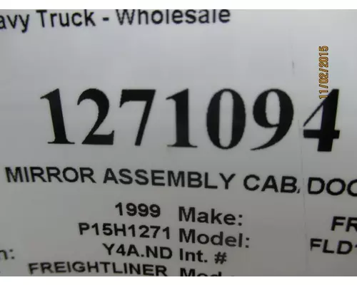 FREIGHTLINER FLD120 CLASSIC MIRROR ASSEMBLY CABDOOR