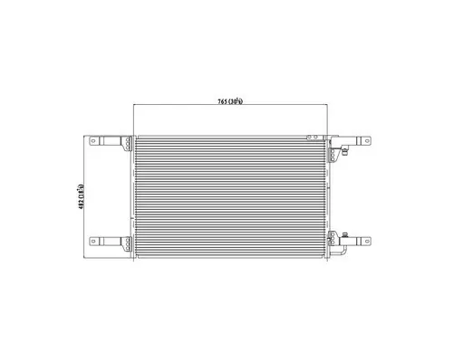 FREIGHTLINER FLD120 AIR CONDITIONER CONDENSER