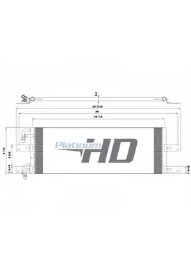 FREIGHTLINER FLD120 Air Conditioner Condenser