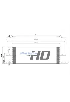 FREIGHTLINER FLD120 Air Conditioner Condenser