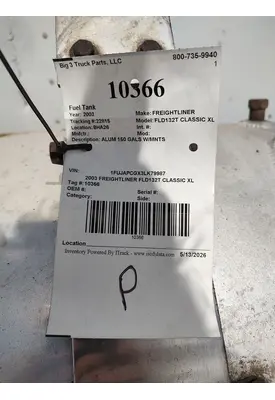 FREIGHTLINER FLD132T CLASSIC XL Fuel Tank