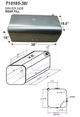 FREIGHTLINER M2 106 2008-2024 FUEL TANK