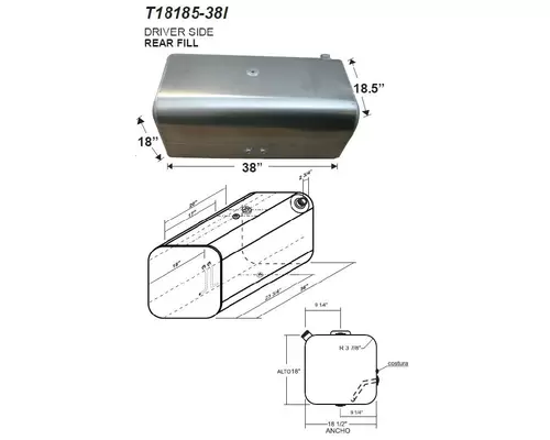 FREIGHTLINER M2 106 2008-2024 FUEL TANK