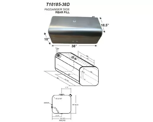 FREIGHTLINER M2 106 2008-2024 FUEL TANK