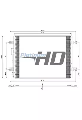 FREIGHTLINER M2 106 AIR CONDITIONER CONDENSER