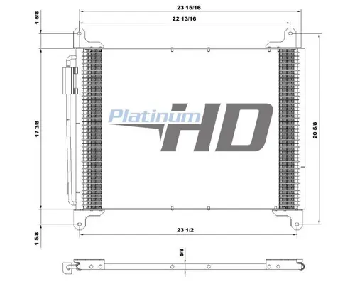 FREIGHTLINER M2 106 AIR CONDITIONER CONDENSER