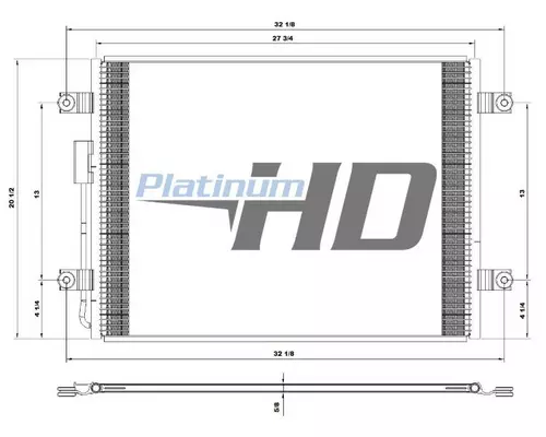 FREIGHTLINER M2 106 AIR CONDITIONER CONDENSER