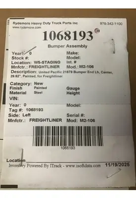 FREIGHTLINER M2-106 Bumper Assembly