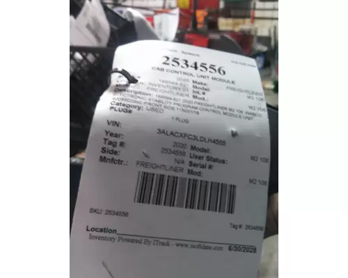 FREIGHTLINER M2 106 CAB CONTROL UNIT MODULE