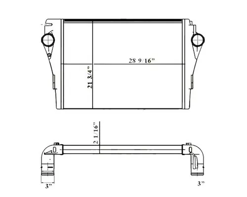 FREIGHTLINER M2 106 CHARGE AIR COOLER (ATAAC)