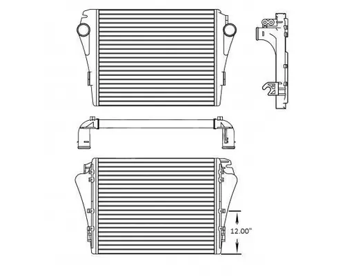 FREIGHTLINER M2 106 CHARGE AIR COOLER (ATAAC)