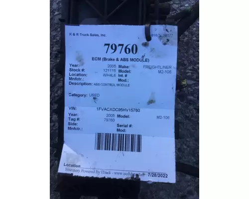FREIGHTLINER M2-106 ECM (Brake & ABS)