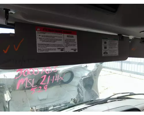 FREIGHTLINER M2 106 INTERIOR SUN VISOR