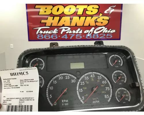 FREIGHTLINER M2 106 Instrument Cluster