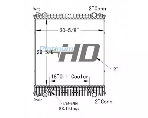 FREIGHTLINER M2 106 RADIATOR ASSEMBLY
