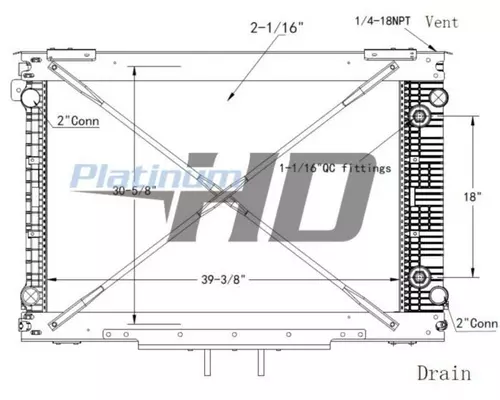 FREIGHTLINER M2 106 RADIATOR ASSEMBLY
