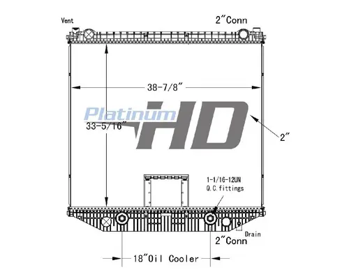 FREIGHTLINER M2 106 RADIATOR ASSEMBLY