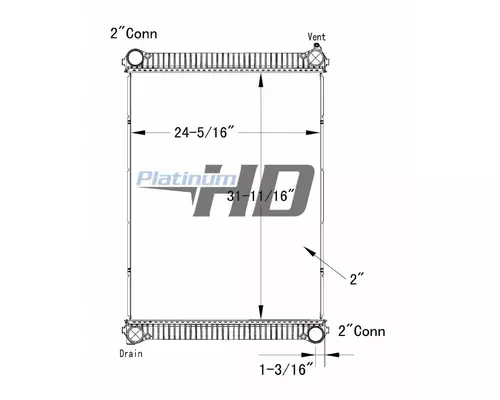 FREIGHTLINER M2 106 RADIATOR ASSEMBLY