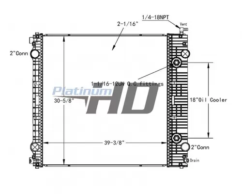 FREIGHTLINER M2 106 RADIATOR ASSEMBLY