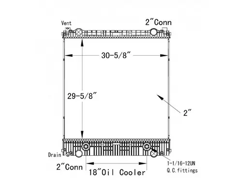 FREIGHTLINER M2 106 RADIATOR ASSEMBLY