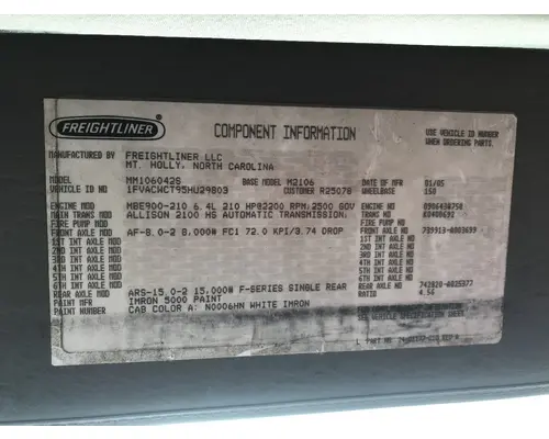 FREIGHTLINER M2-106 Truck