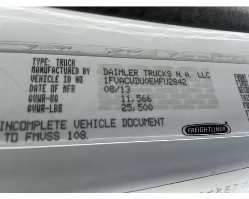 FREIGHTLINER M2 106 Vehicle For Sale