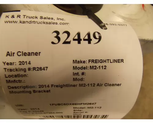 FREIGHTLINER M2-112 Air CleanerParts 