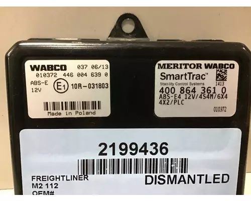 FREIGHTLINER M2 112 BRAKE CONTROL MODULE (ABS)