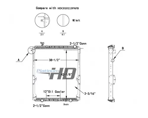 FREIGHTLINER M2 112 RADIATOR ASSEMBLY