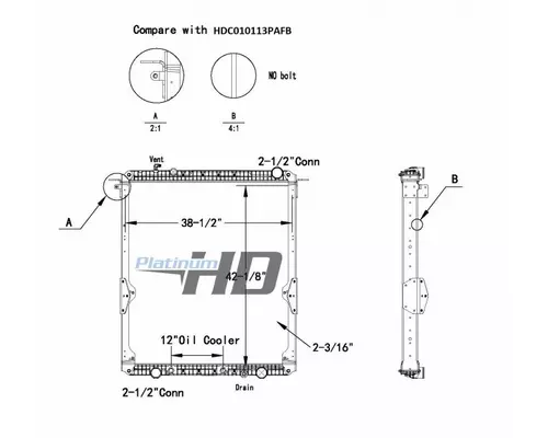 FREIGHTLINER M2 112 RADIATOR ASSEMBLY