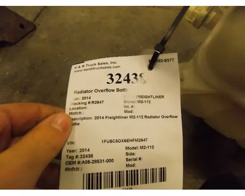 FREIGHTLINER M2-112 Radiator Overflow Bottle