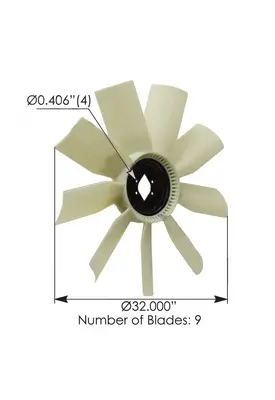 FREIGHTLINER MISC FAN BLADE