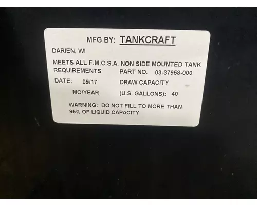 FREIGHTLINER MT 55 Fuel Tank