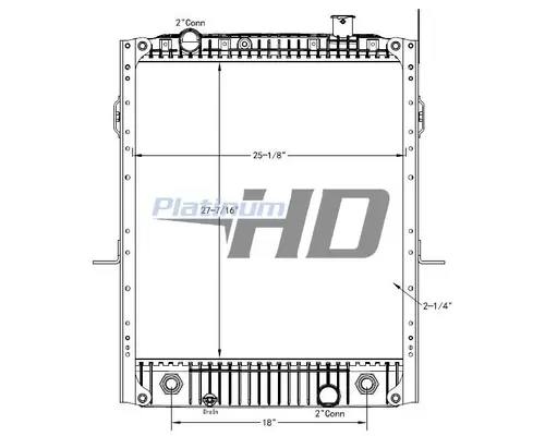 FREIGHTLINER MT45 RADIATOR ASSEMBLY