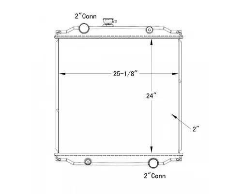 FREIGHTLINER MT45 RADIATOR ASSEMBLY